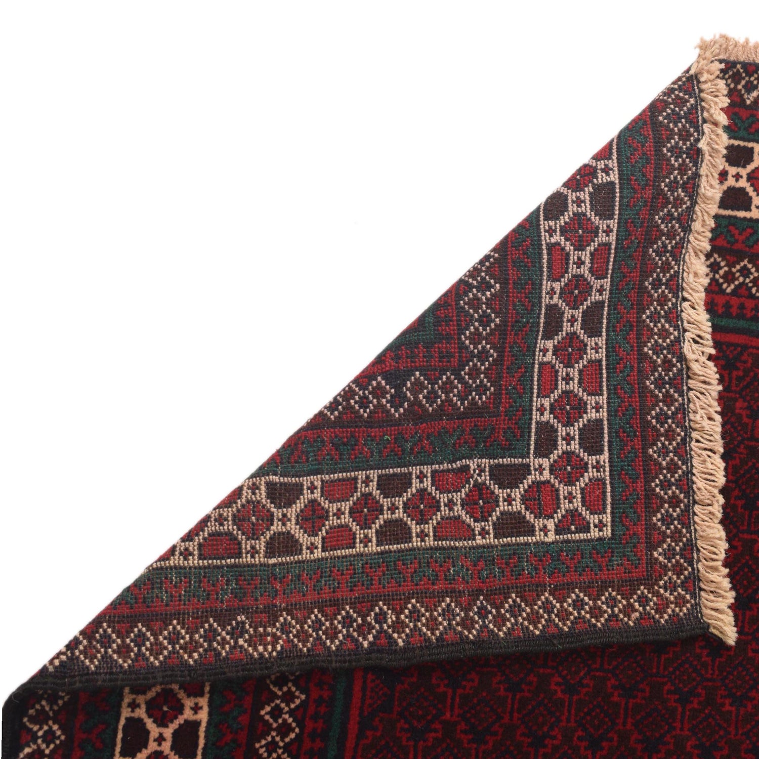 Red Color Prayer Rug 2' 11" x 4' 7" (ft) - No. W35458