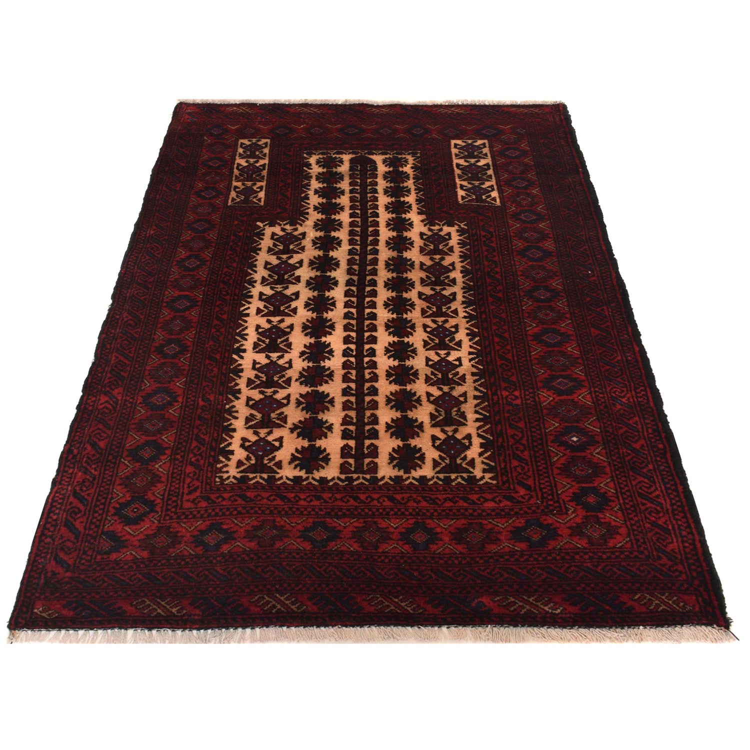Fine Quality Prayer Rug 2' 11" x 4' 3" (ft) - No. W35459
