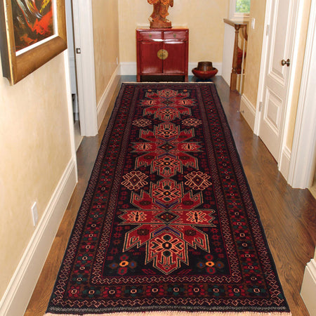 Traditional Baloch Runner 2' 8" x 6' 8" (ft) - No. W35460