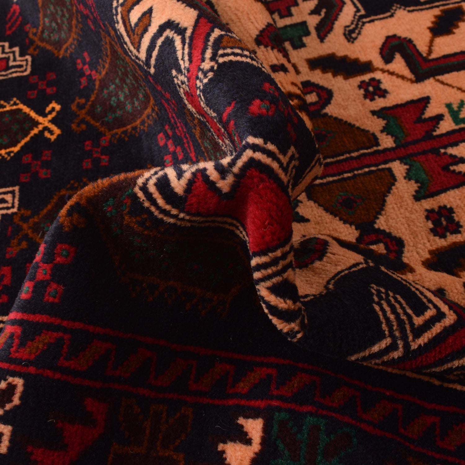 Multi Color Baluchi Runner 2' 11" x 6' 5" (ft) - No. W35461