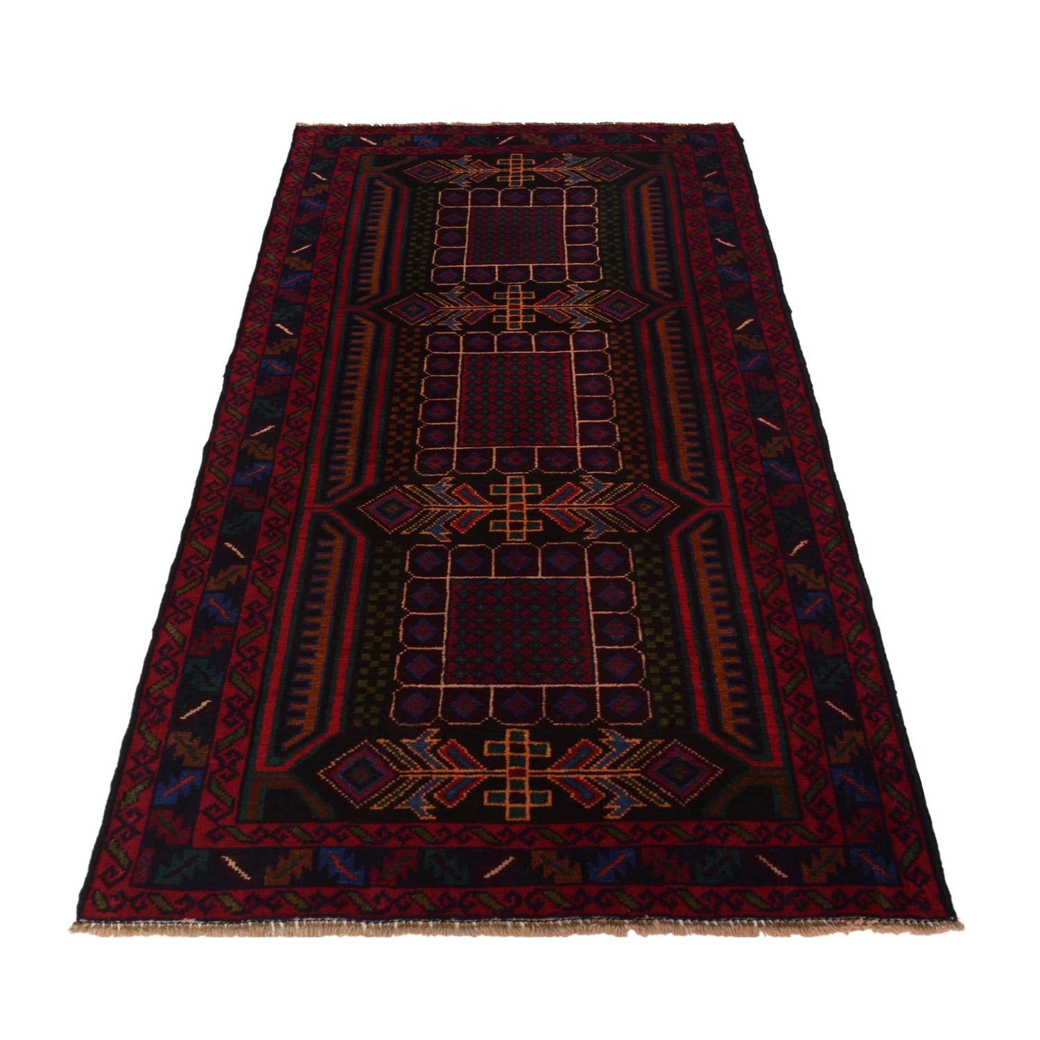 Handmade Baluchi Runner 3' 0" x 6' 1" (ft) - No. W35462