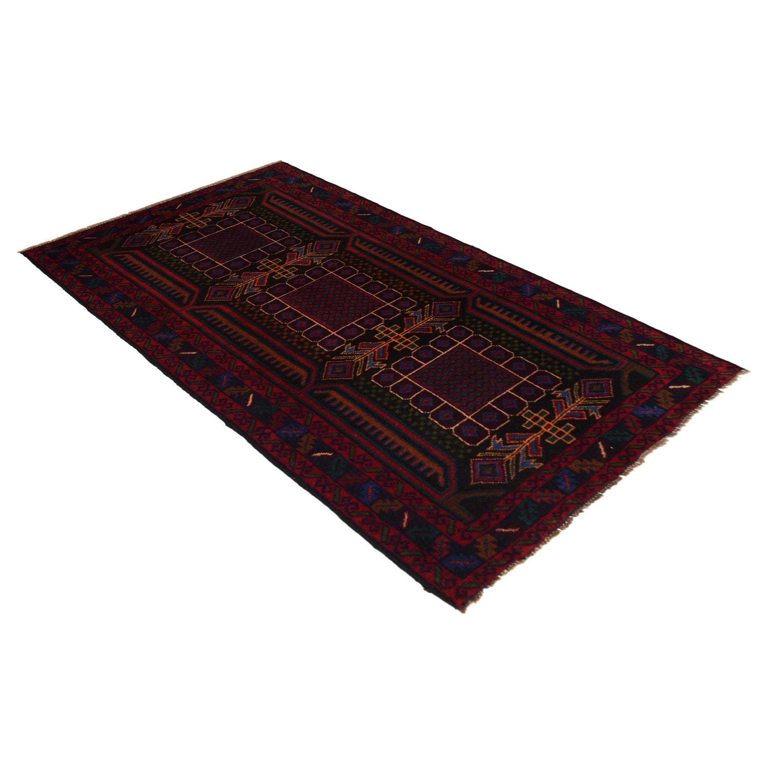 Handmade Baluchi Runner 3' 0" x 6' 1" (ft) - No. W35462
