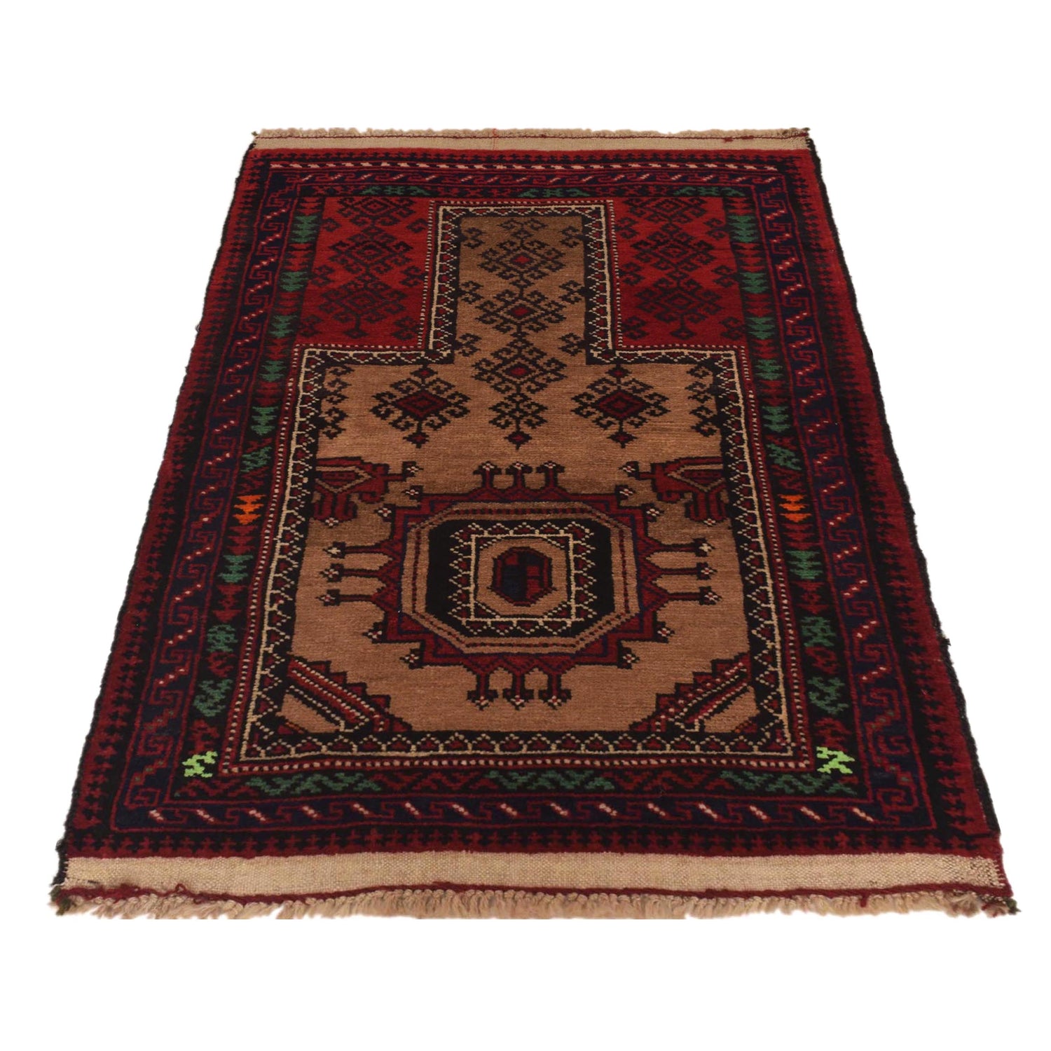 Handmade Prayer Rug 2' 4" x 3' 4" (ft) - No. W35464