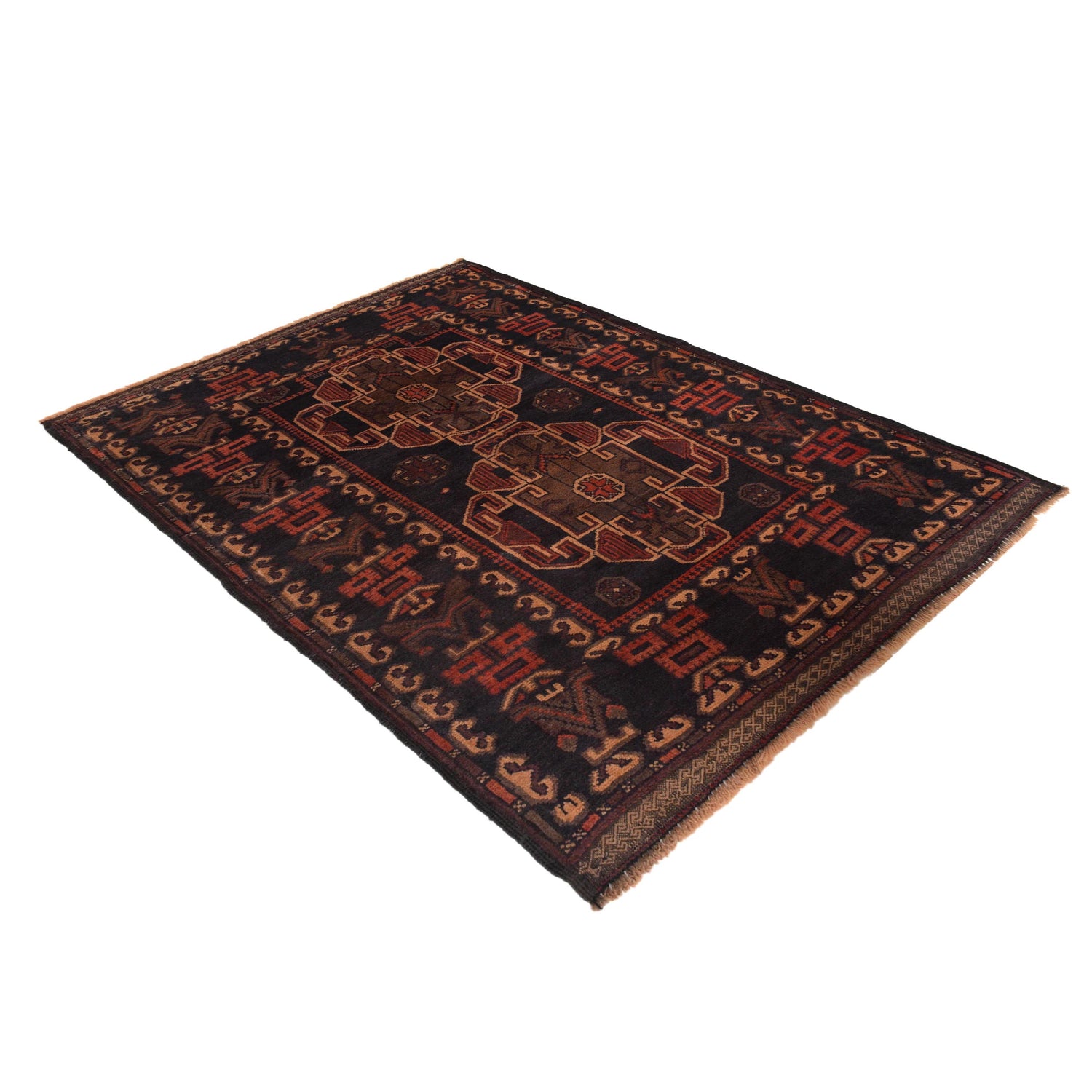 Baluch Small Size Rug 2' 10" x 4' 4" (ft) - No. W35518