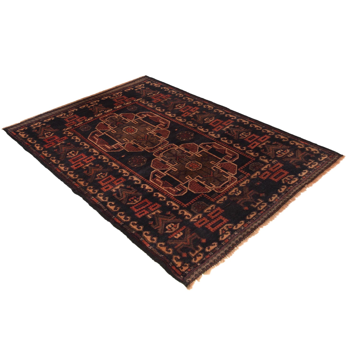 Baluch Small Size Rug 2' 10" x 4' 4" (ft) - No. W35518