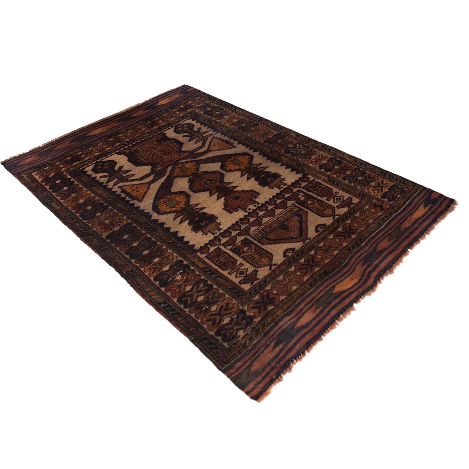Islamic Prayer Rug 2' 7" x 4' 4" (ft) - No. W35520