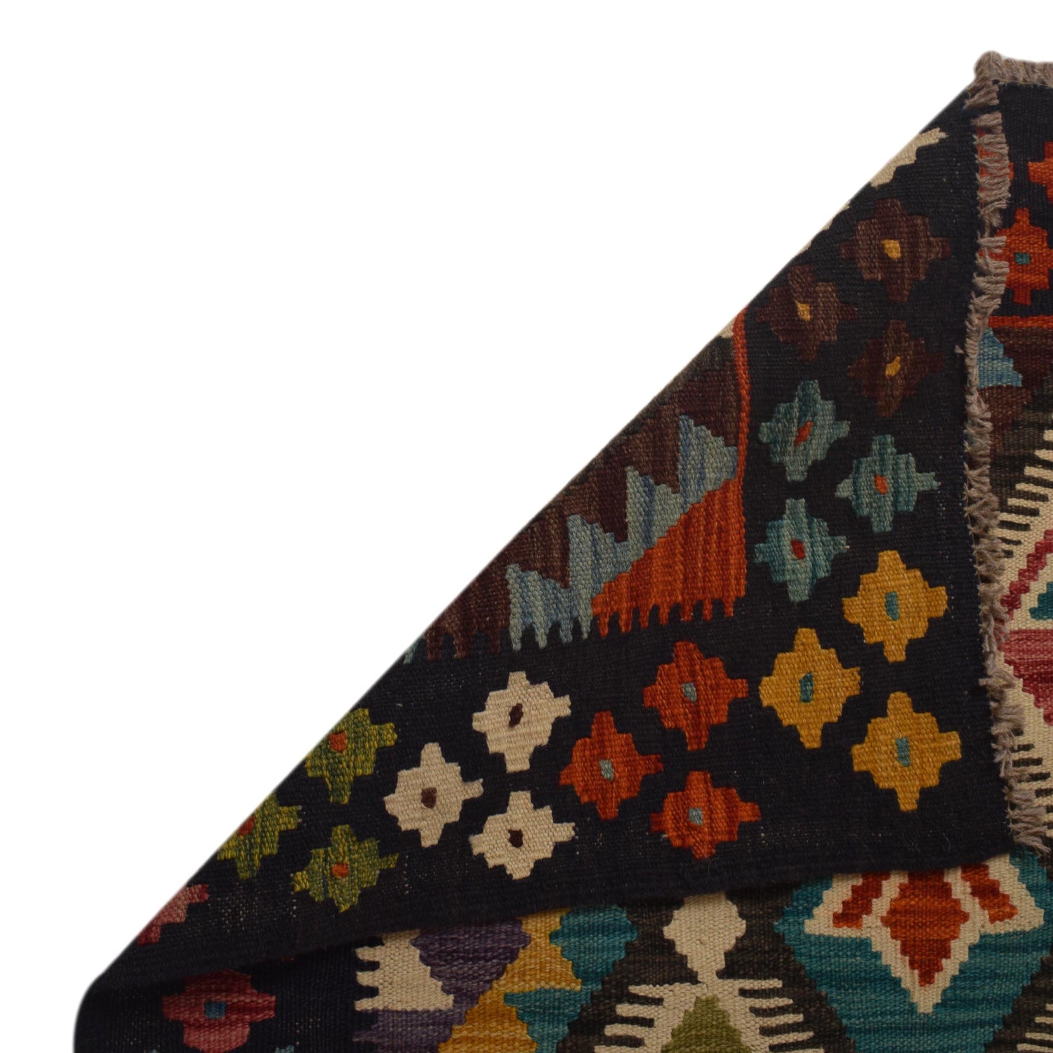 Handmade Vegetable Kilim 6' 8" x 10' 0" (ft) - No. W35525