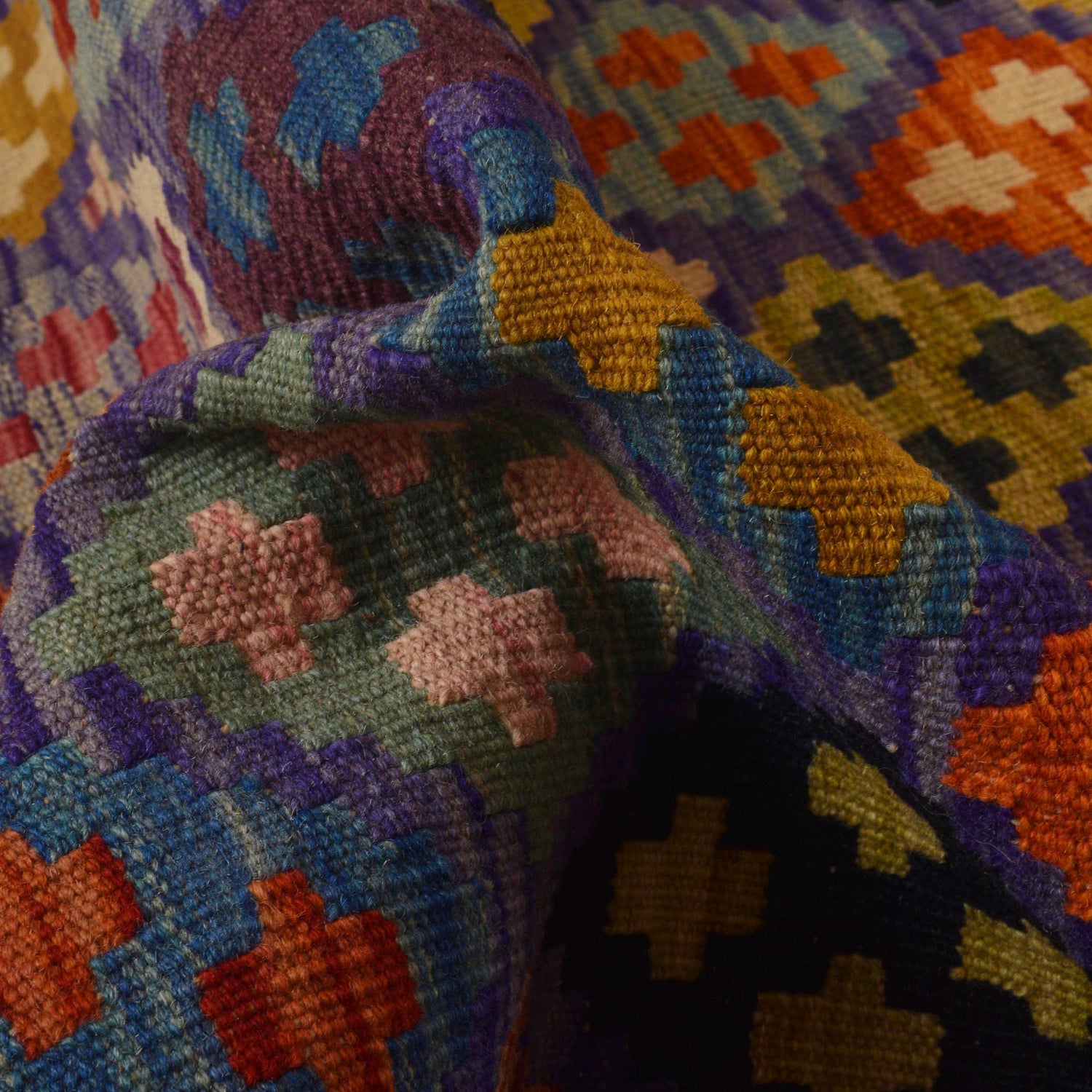 Vegetable Kilim Runner 2' 10" x 9' 9" (ft) - No. W35529