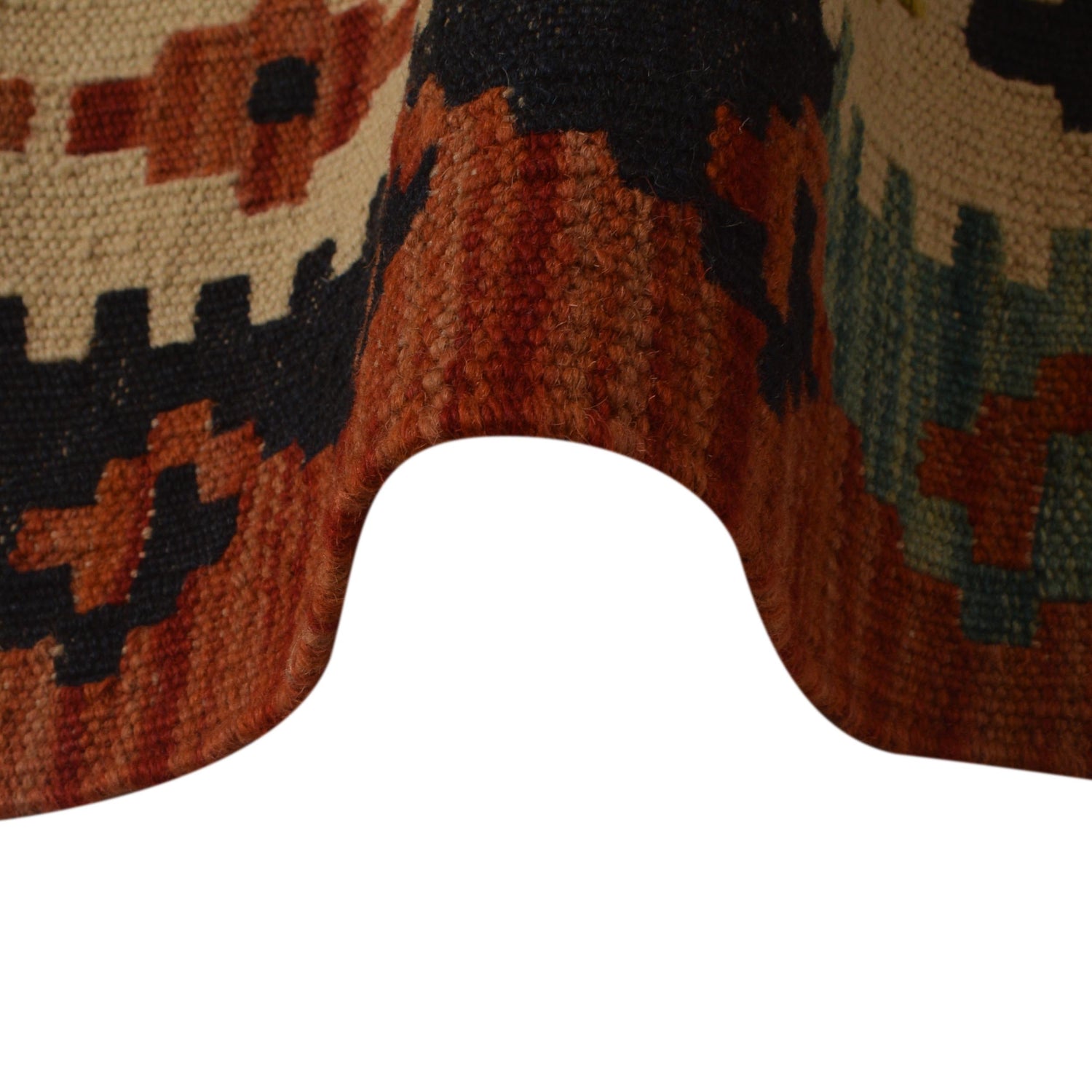 Handmade Vegetable Kelim 4' 11" x 6' 10" (ft) - No. W35531