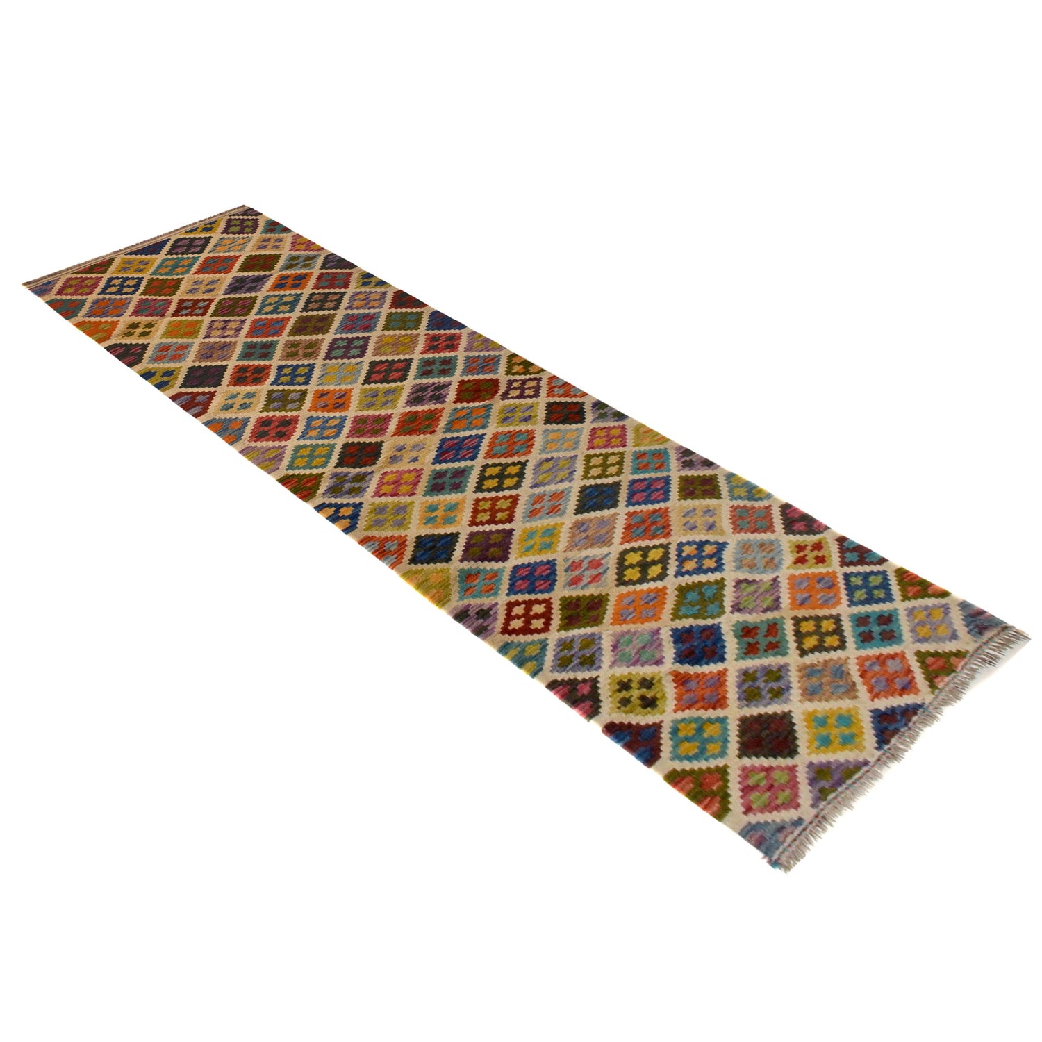 Vegetable Kilim Runner 2' 5" x 9' 9" (ft) - No. W35532