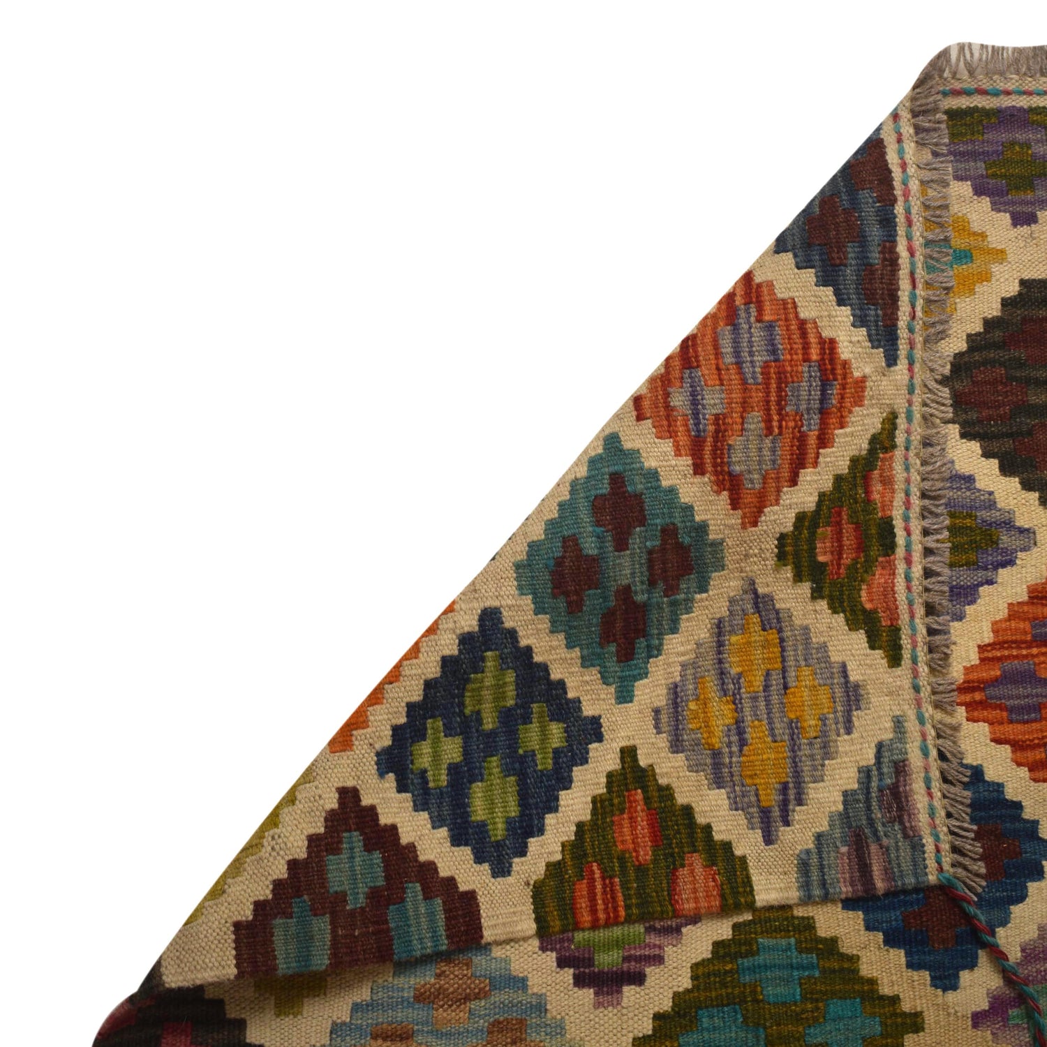 Vegetable Kilim Runner 2' 5" x 9' 9" (ft) - No. W35532