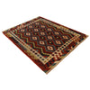 Handmade Vegetable Kilim 4' 10" x 6' 11" (ft) - No. W35533