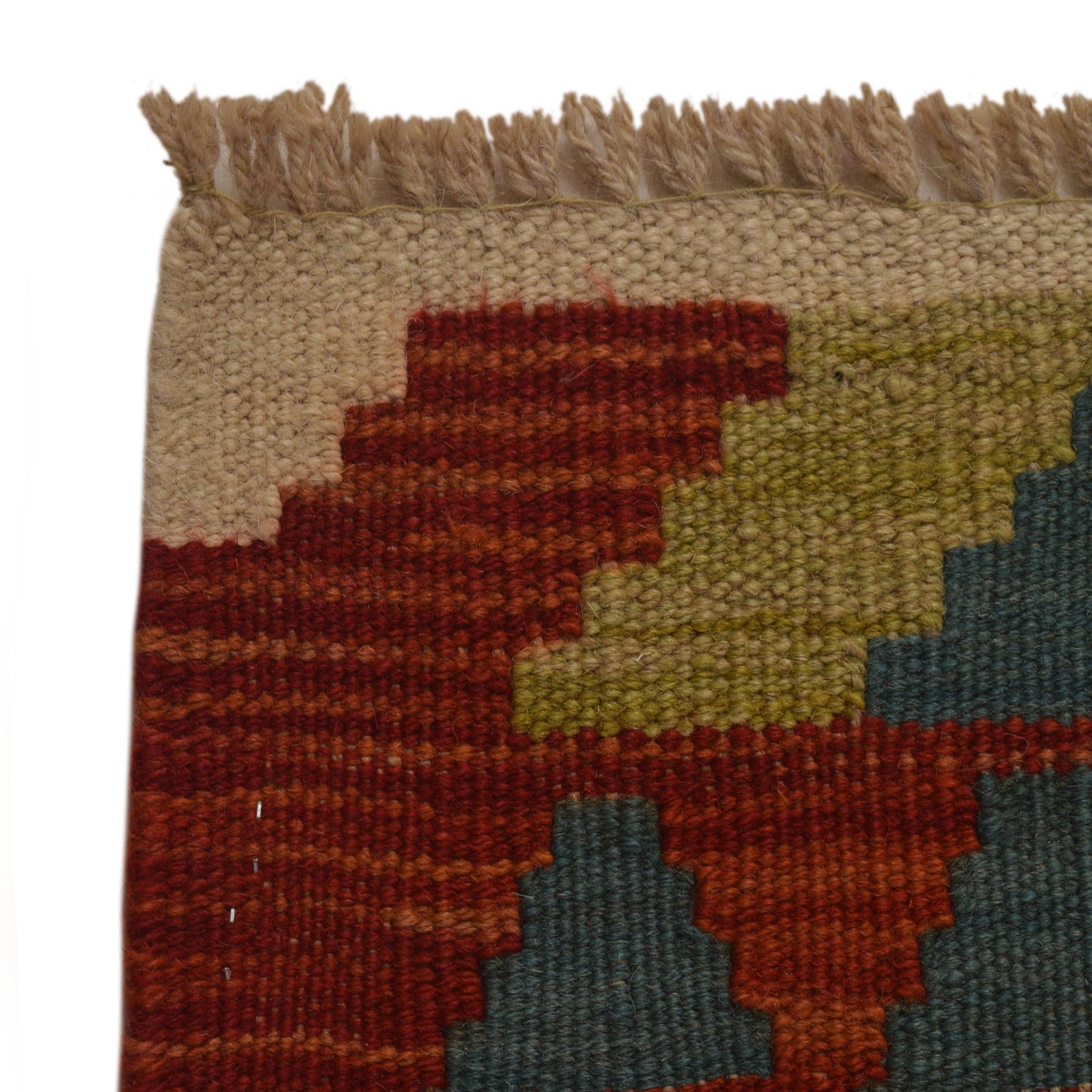 Handmade Vegetable Kilim 4' 10" x 6' 11" (ft) - No. W35533