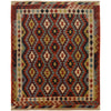 Handmade Vegetable Kilim 5' 1" x 6' 8" (ft) - No. W35535