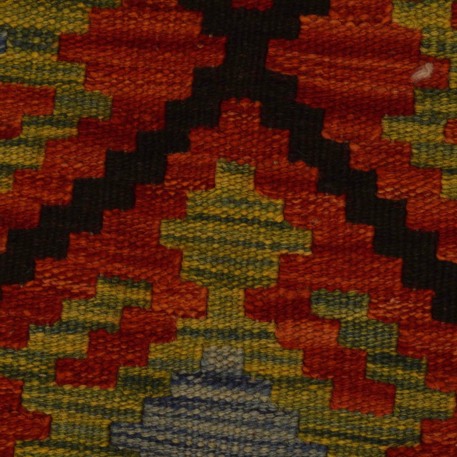 Handmade Vegetable Kelim 5' 1" x 6' 1" (ft) - No. W35536