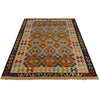 Handmade Vegetable Kilim 5' 3" x 6' 7" (ft) - No. W35540