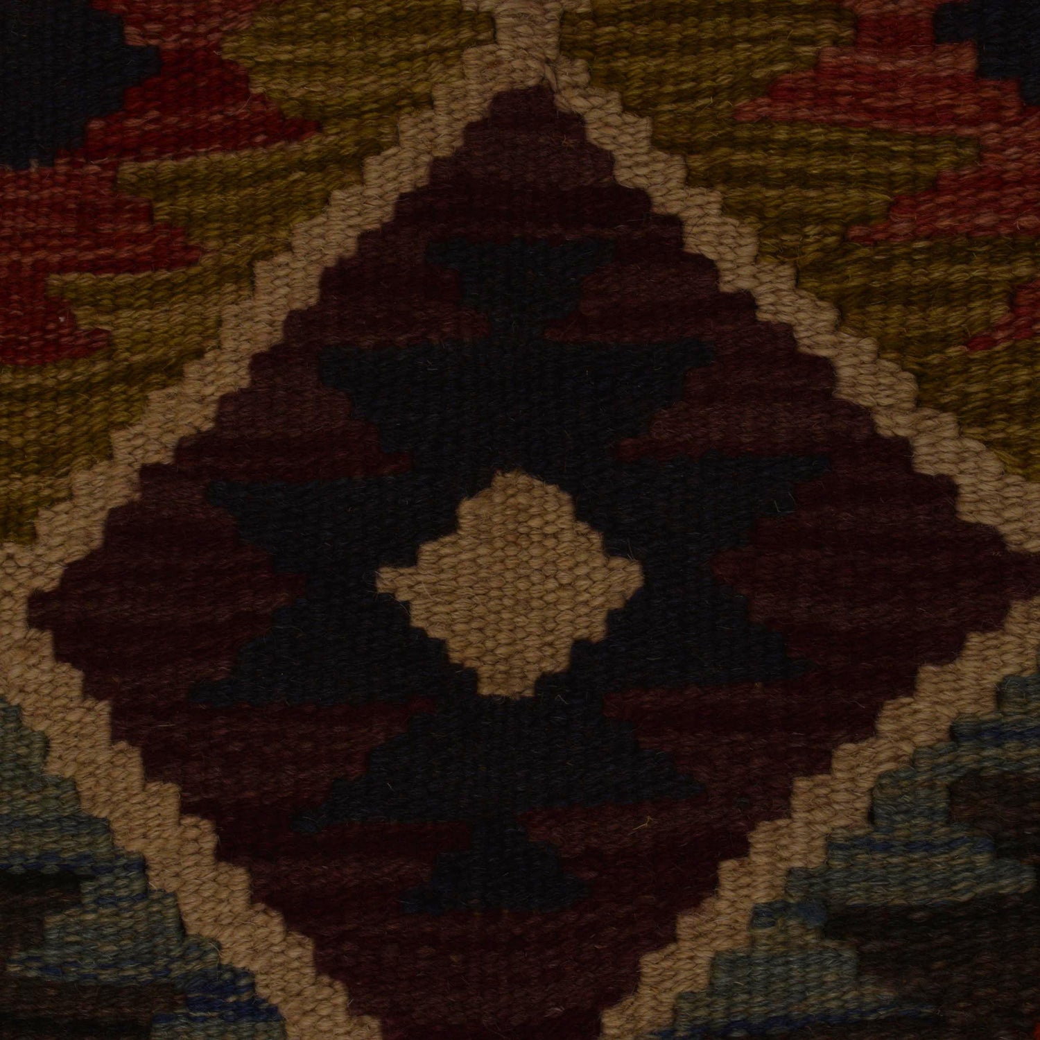 Handmade Vegetable Kilim 3' 4"  x 5' 0" (ft) - No. W35542
