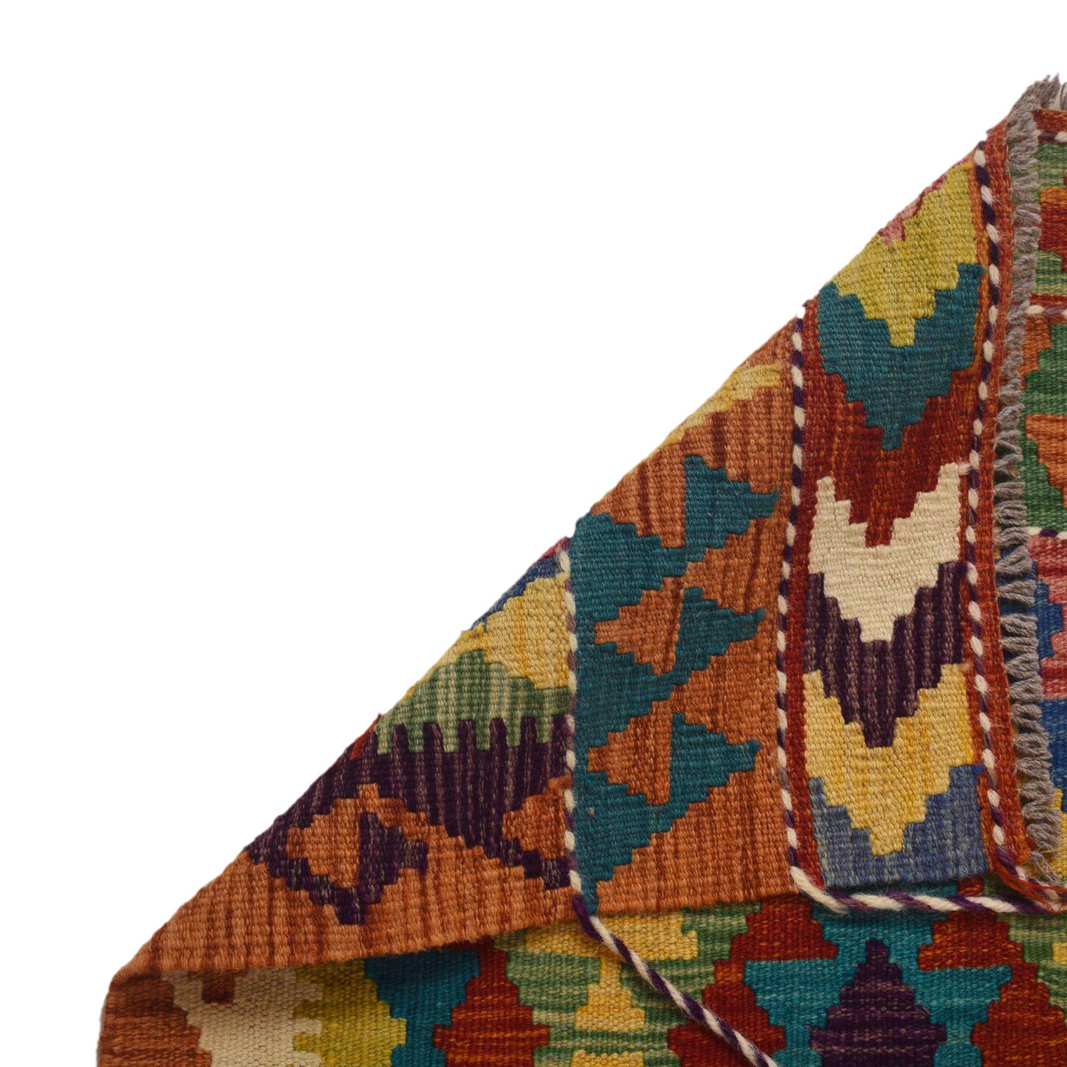 Vegetable Kilim Runner 2' 4" x 6' 8" (ft)- No. W35543