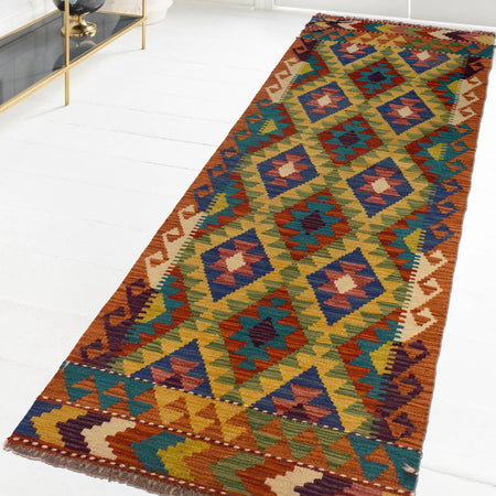 Vegetable Kilim Runner 2' 4" x 6' 8" (ft)- No. W35543