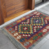 Handmade Vegetable Kilim 1' 12" x 2' 10" (ft) - No. W35550