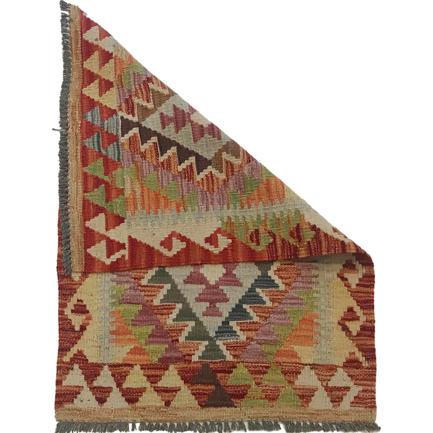 Handmade Vegetable Kelim 2' 2" x 3' 1" (ft) - No. W35556