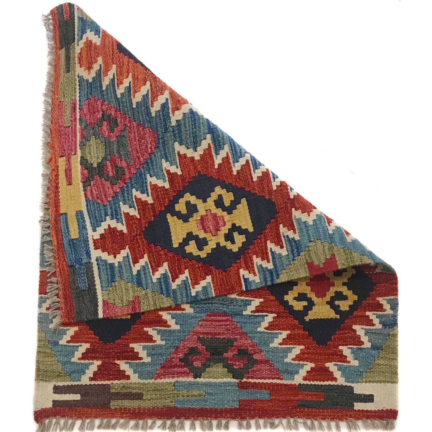 Handmade Vegetable Kilim 2' 2" x 2' 11" (ft) - No. W35562