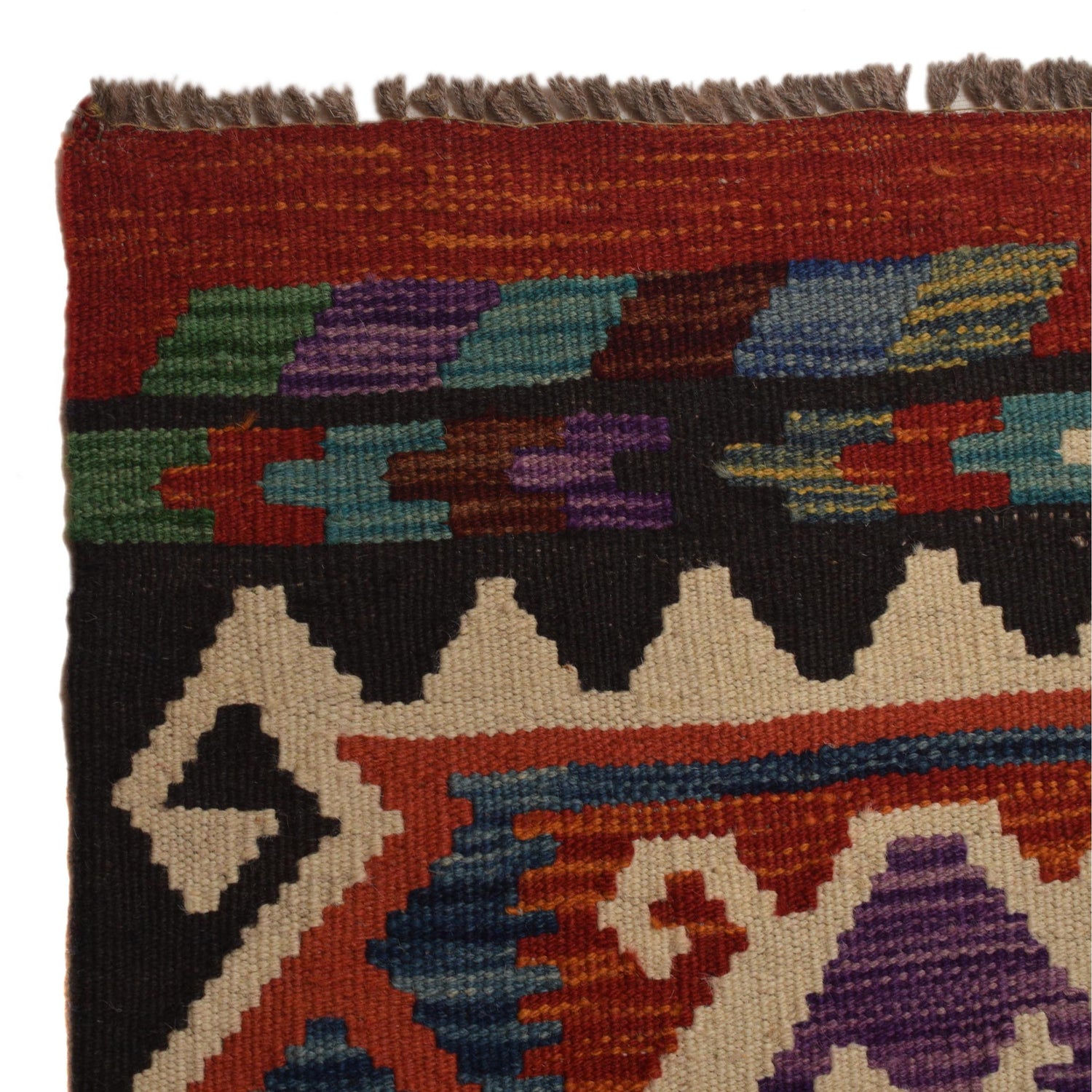 Handmade Vegetable Kilim 9' 11" x 13' 0" (ft) - No. W35577