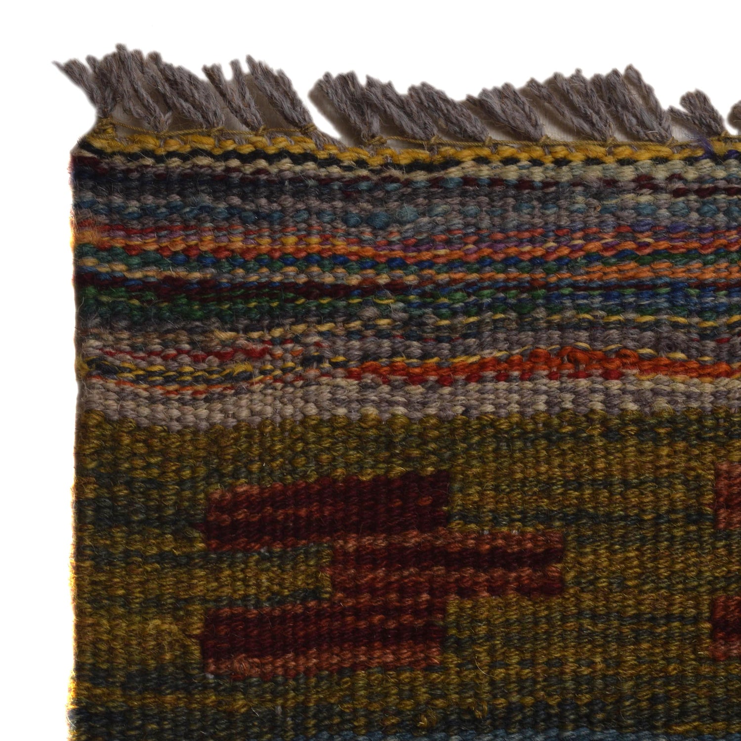 Handmade Vegetable Kelim 9' 5" x 13' 0" (ft) - No. W35578