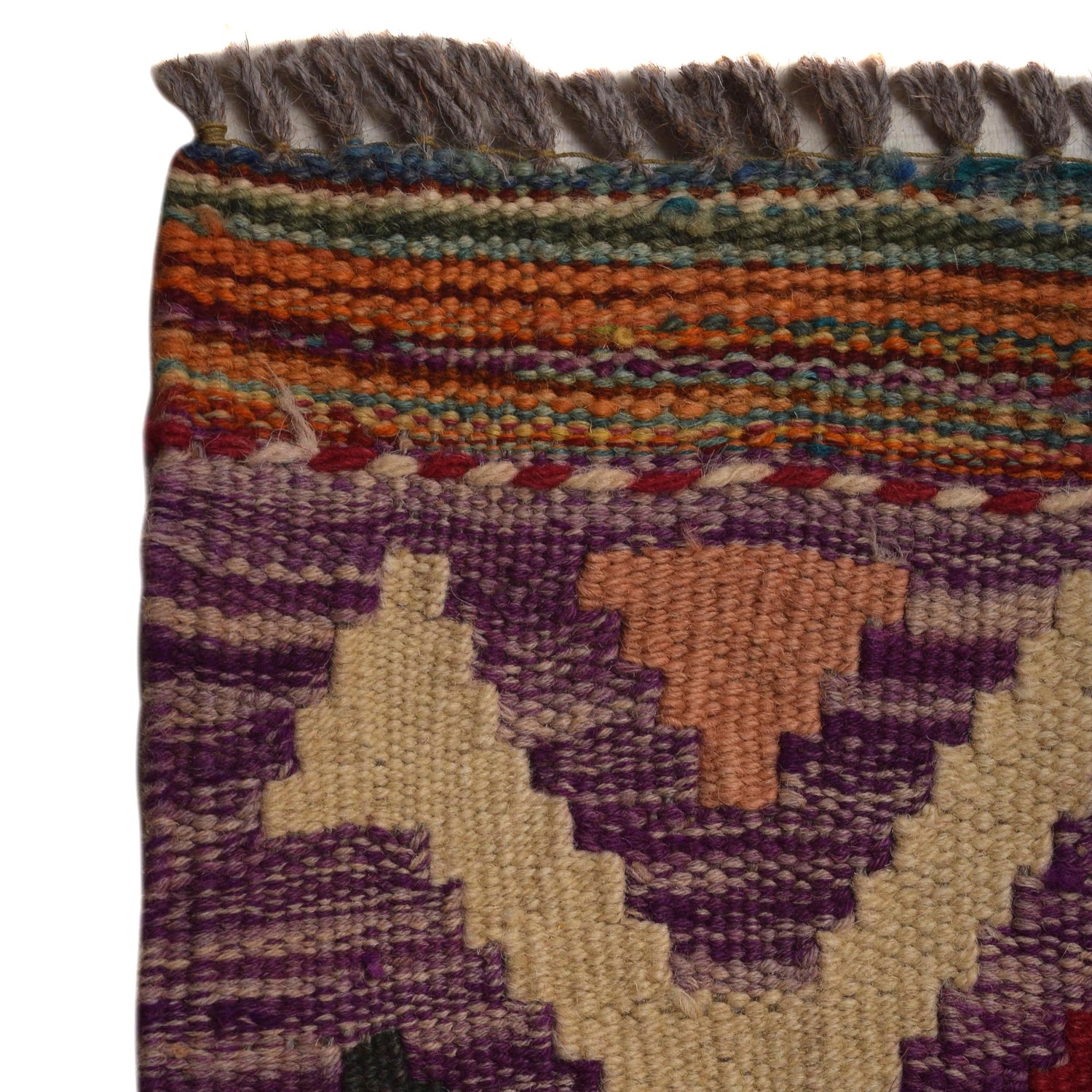 Handmade Vegetable Kilim 9' 9" x 13' 3" (ft) - No. W35579