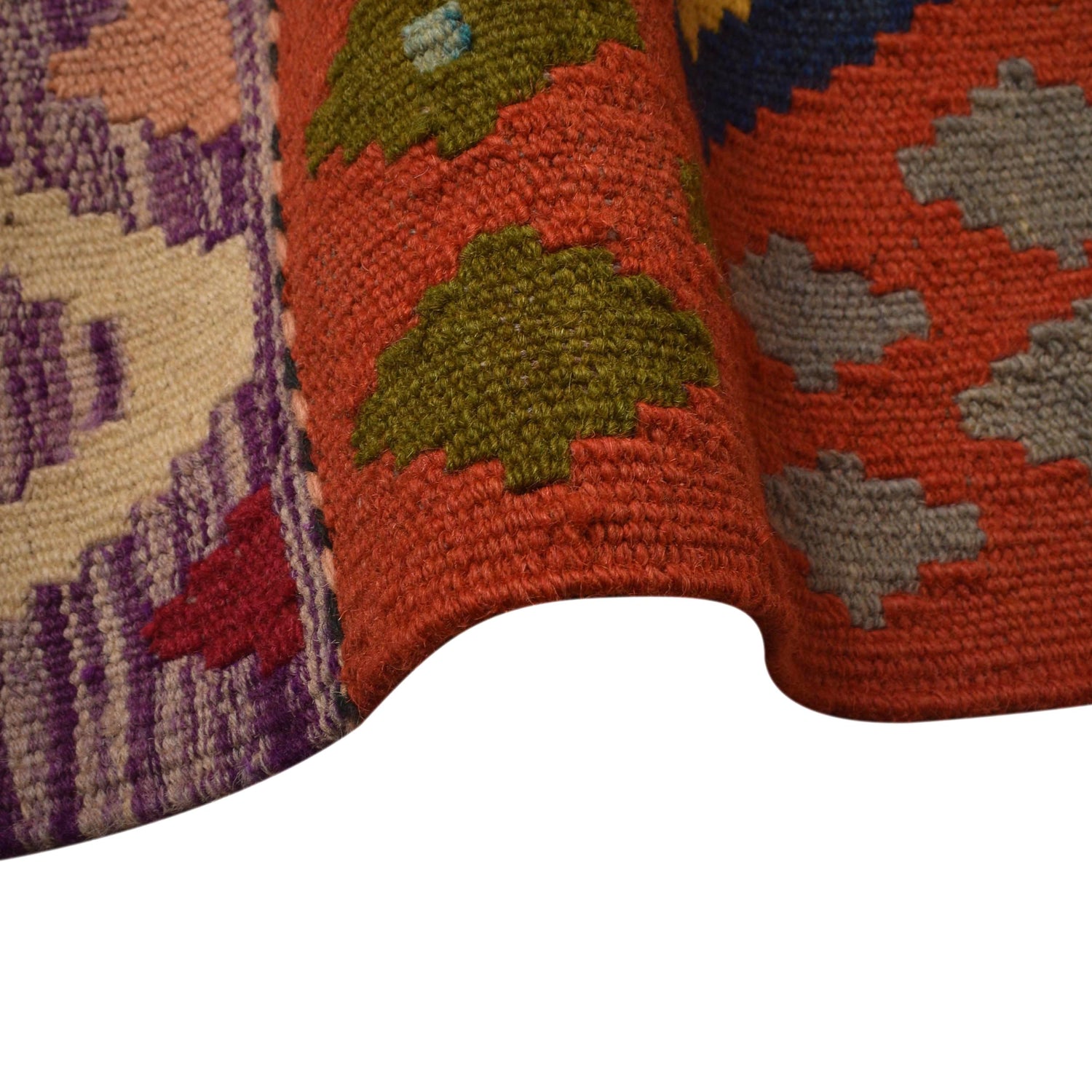 Handmade Vegetable Kilim 9' 9" x 13' 3" (ft) - No. W35579