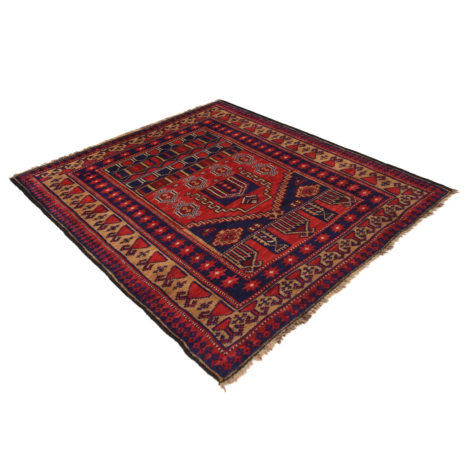Small Prayer Rug 2' 11" x 3' 10" (ft) - No. W35581