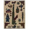 War Rug 2' 0" x 2' 6" (ft) - No. W35586