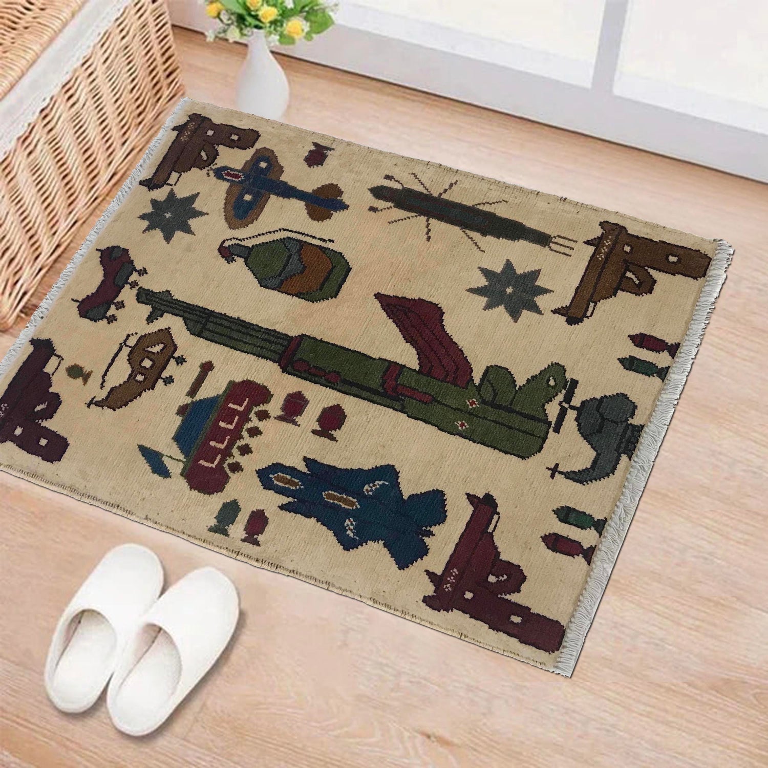 War Rug 2' 0" x 2' 6" (ft) - No. W35586
