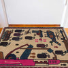 War Rug 2' 1" x 2' 6" (ft) - No. W35590