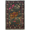 Hand Knotted War Rug 2' 0" x 3' 1" (ft) - No. W35593