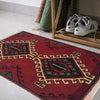 Handmade Foot Mat 1' 5" x 2' 2" (ft) - No. W35597