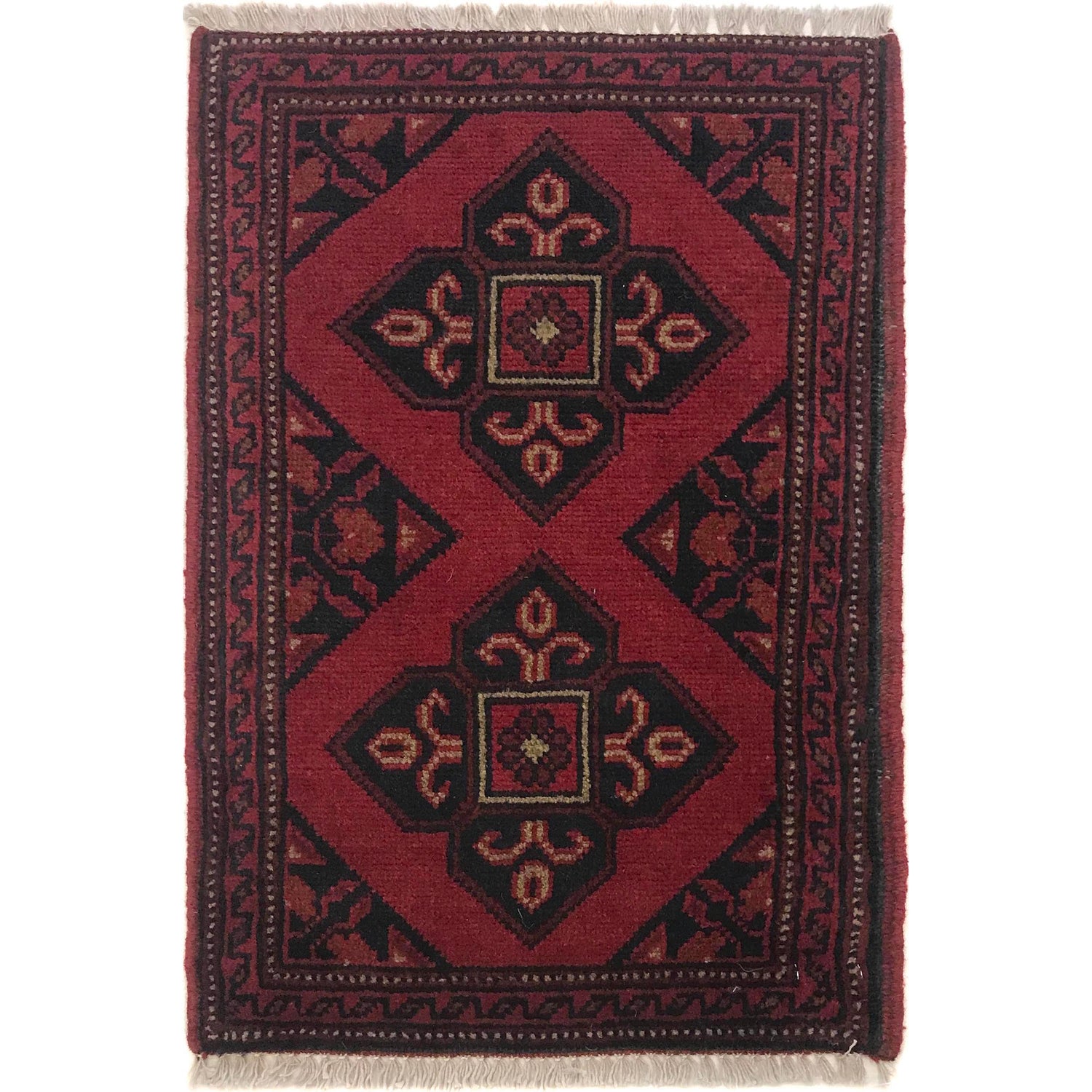 Red Color Doormat 1' 5" x 2' 1" (ft) - No. W35599
