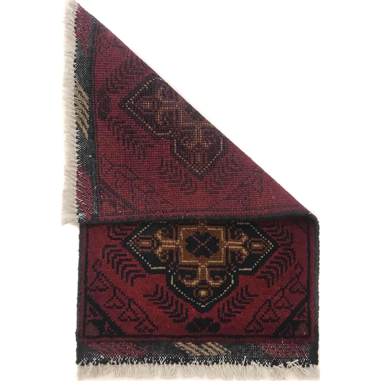 Handmade Floor Mat 1' 5" x 2' 3" (ft) - No. W35605