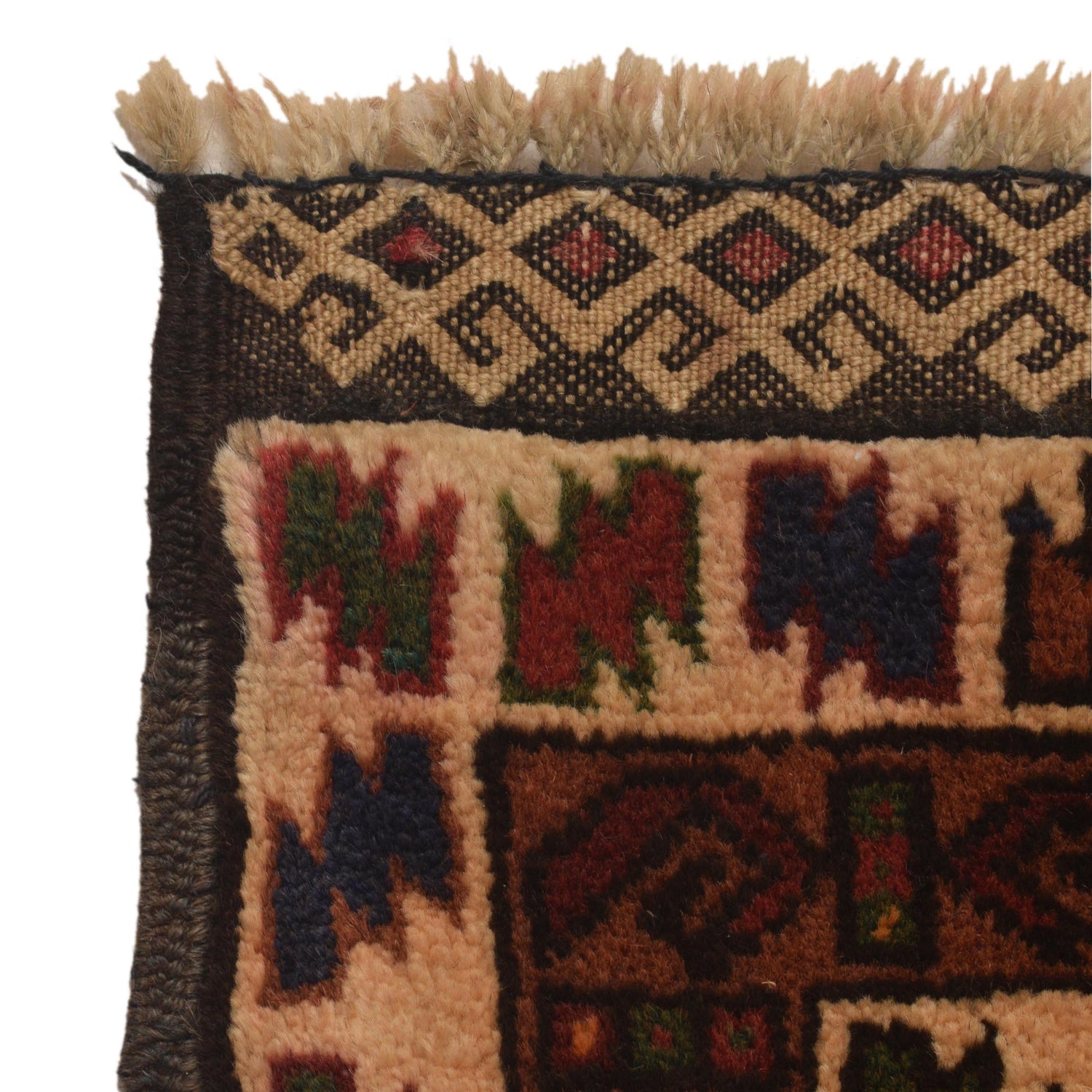 Handmade Baluchi Rug 3' 5" x 6' 7" (ft) - No. W35623