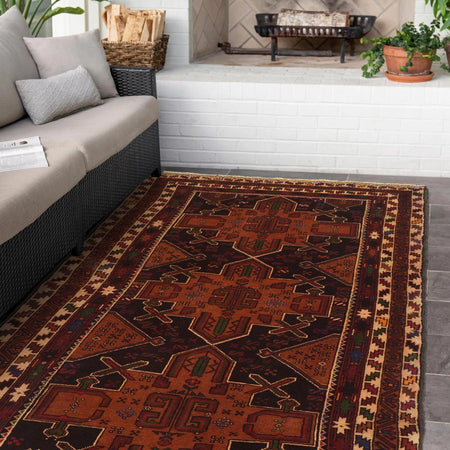 Handmade Baluchi Rug 3' 5" x 6' 7" (ft) - No. W35623