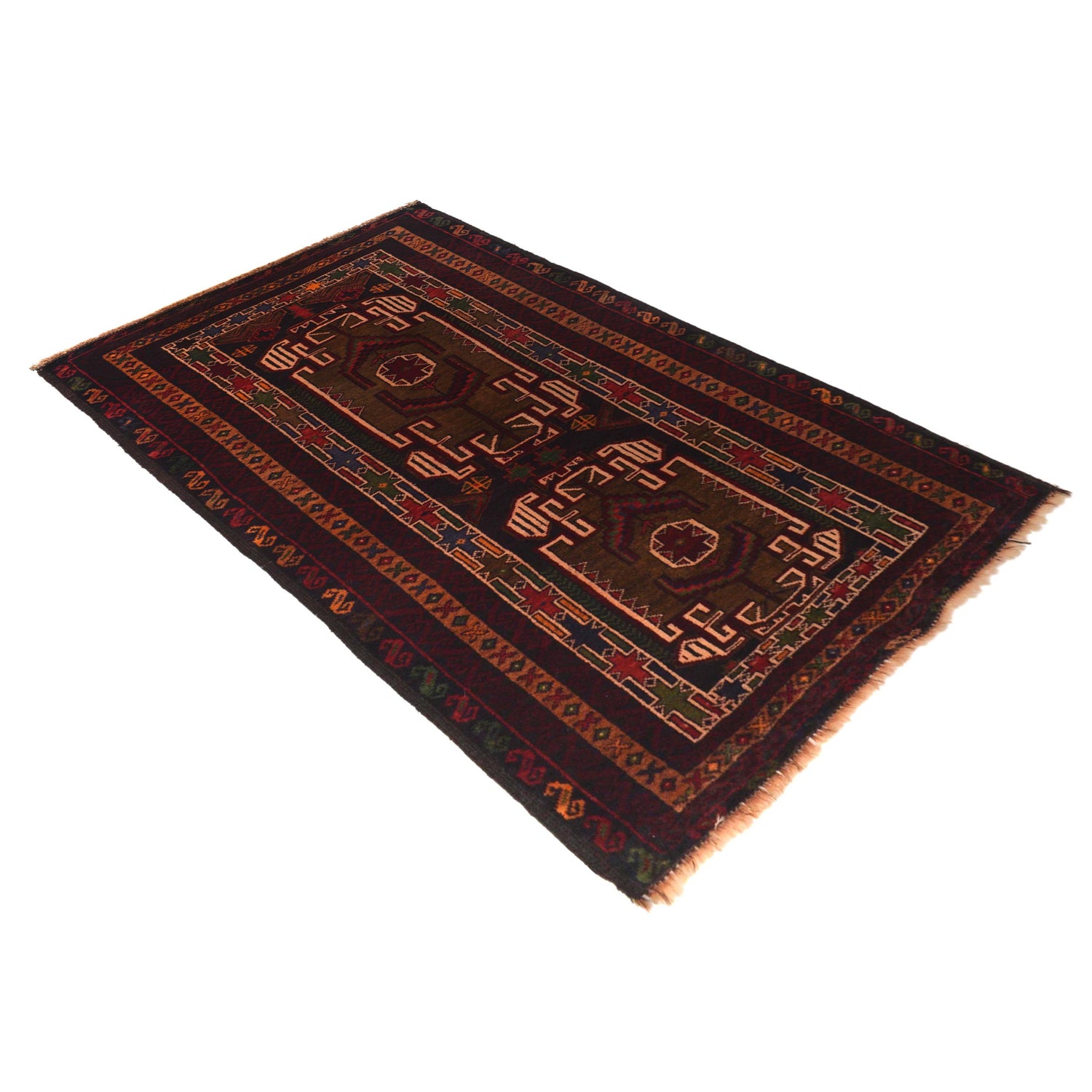 Handmade Baluchi Rug 2' 8" x 4' 10" (ft) -No W35624