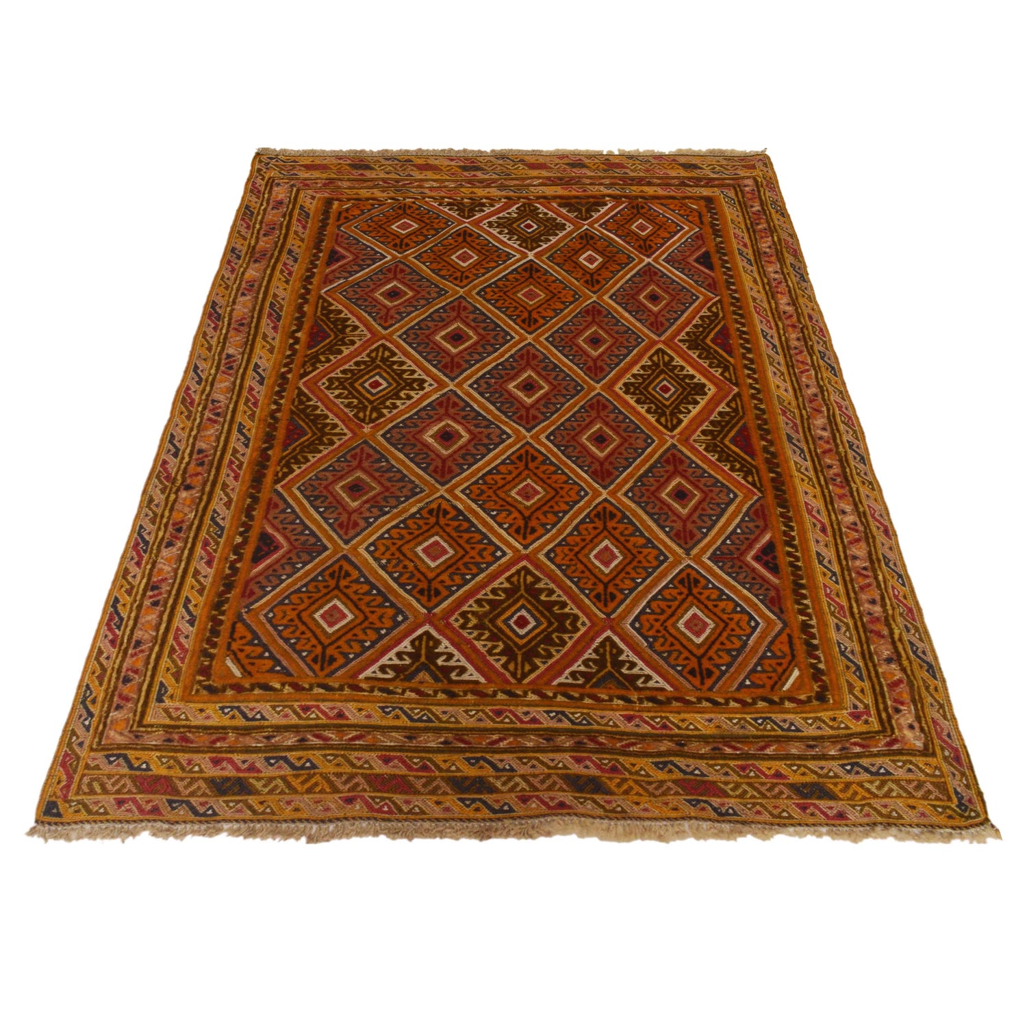 Luxury Kilim Rug 3' 1" x 4' 0" (ft) - No. W35627