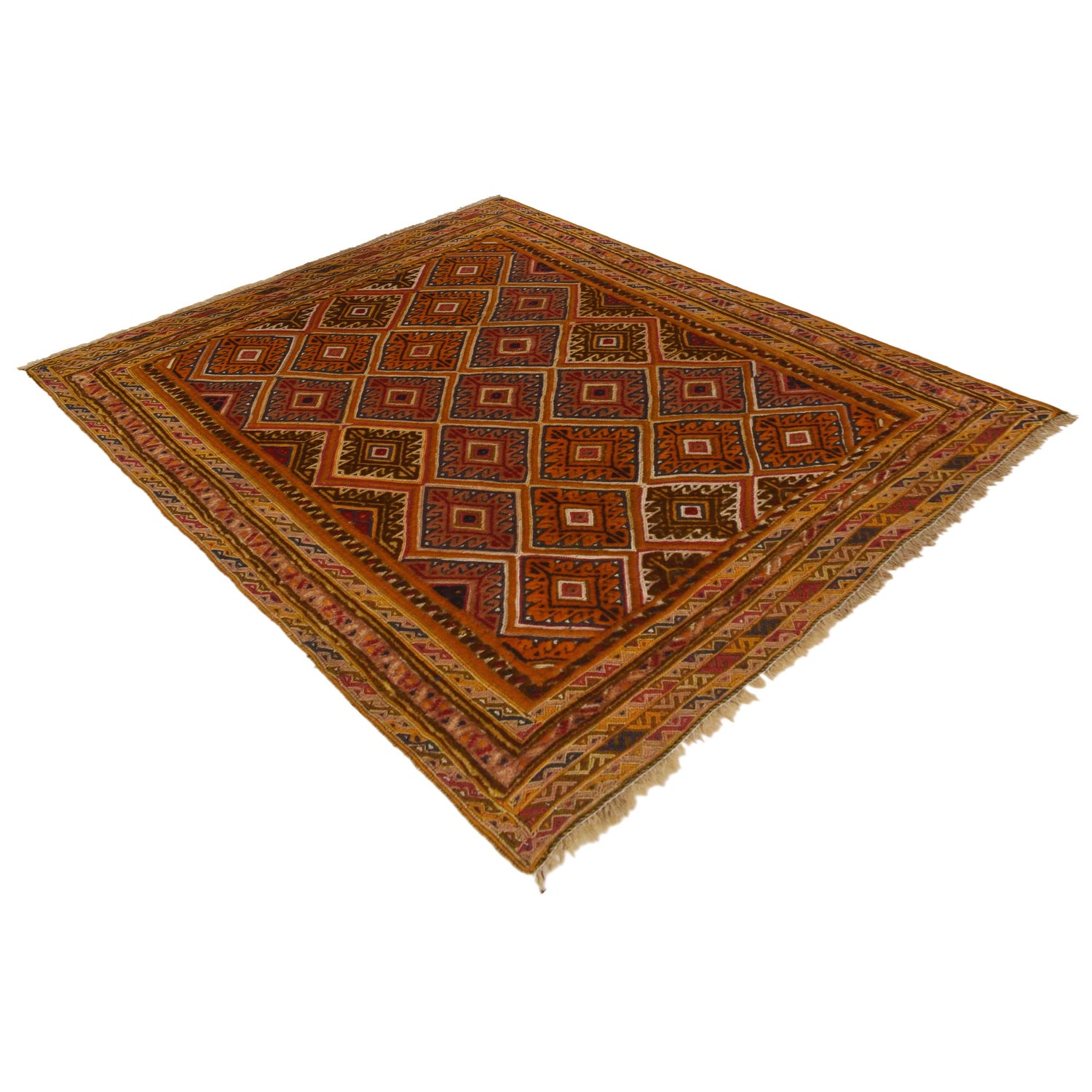 Luxury Kilim Rug 3' 1" x 4' 0" (ft) - No. W35627