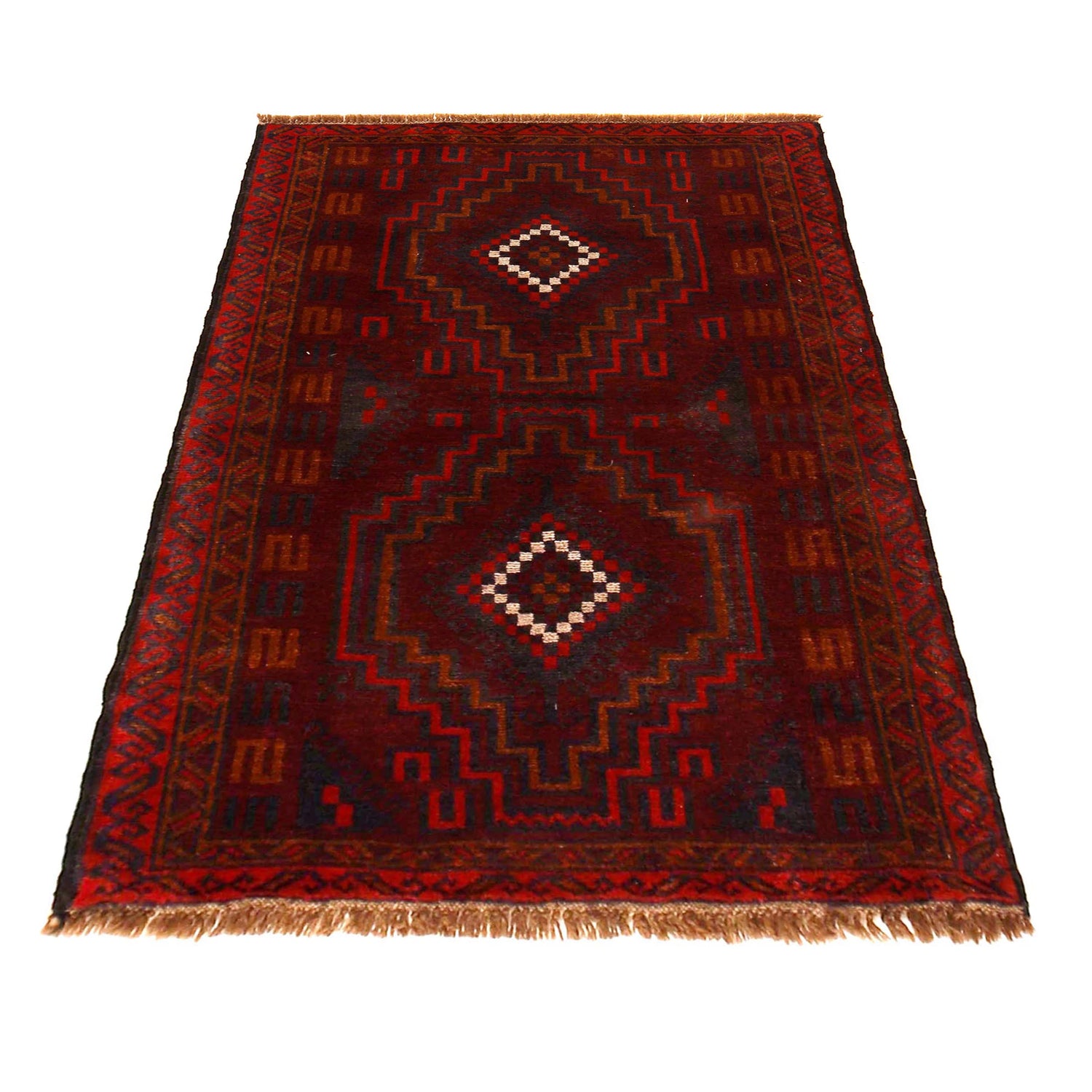 Tribal Baloch Rug 2' 10"x 4' 8" (ft) - No. W35632