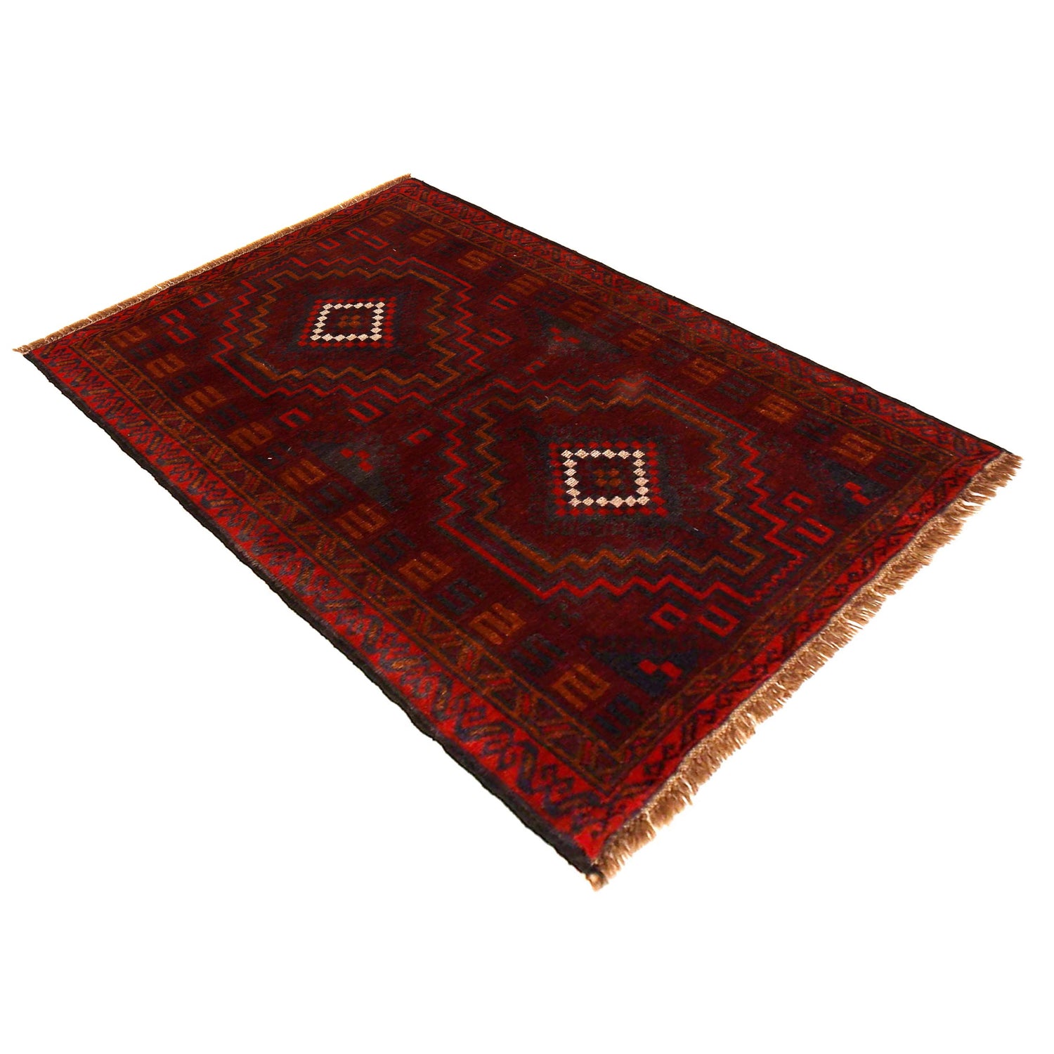 Tribal Baloch Rug 2' 10"x 4' 8" (ft) - No. W35632