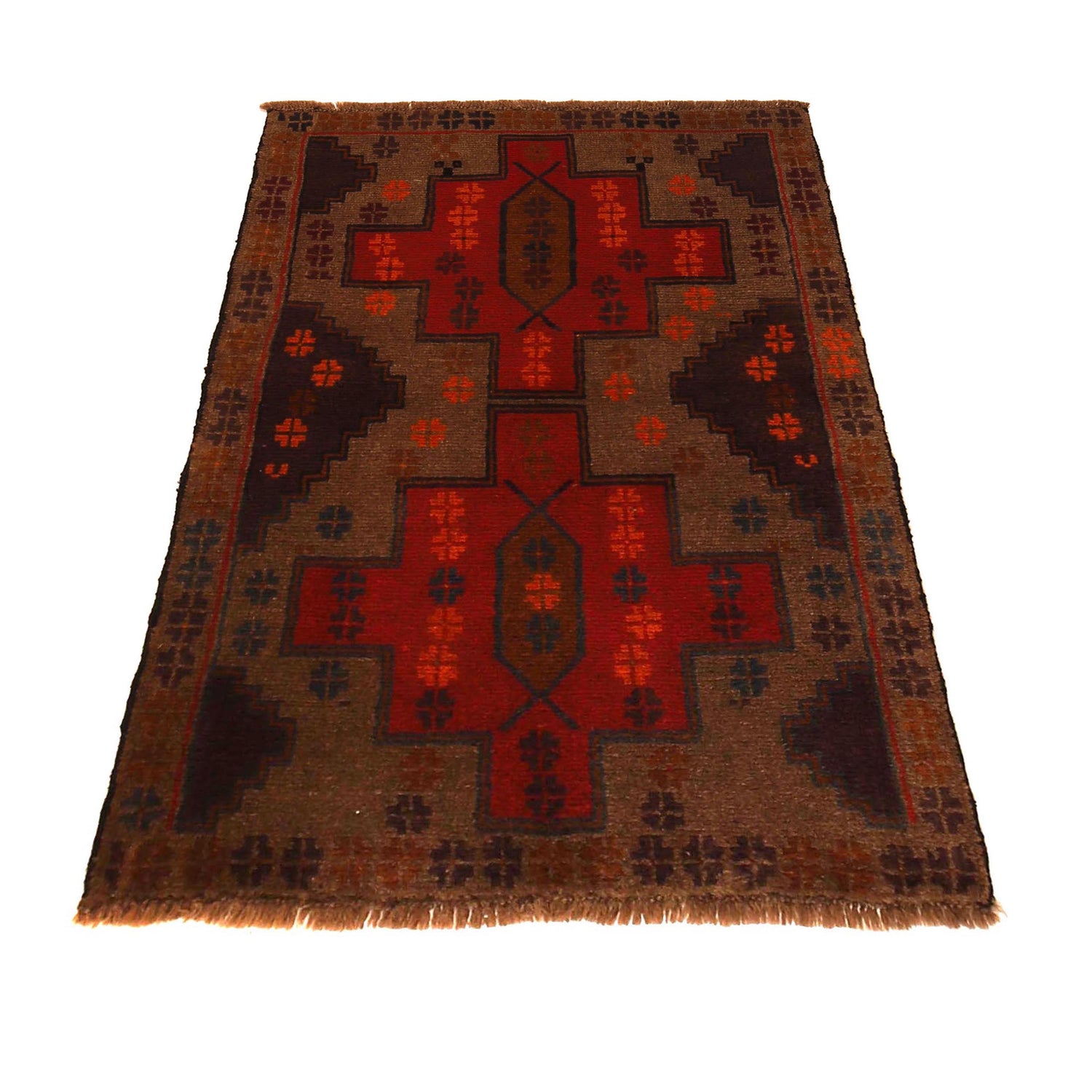 Baluch Small Size Rug 2' 10" x 4' 3" (ft) - No. W35633