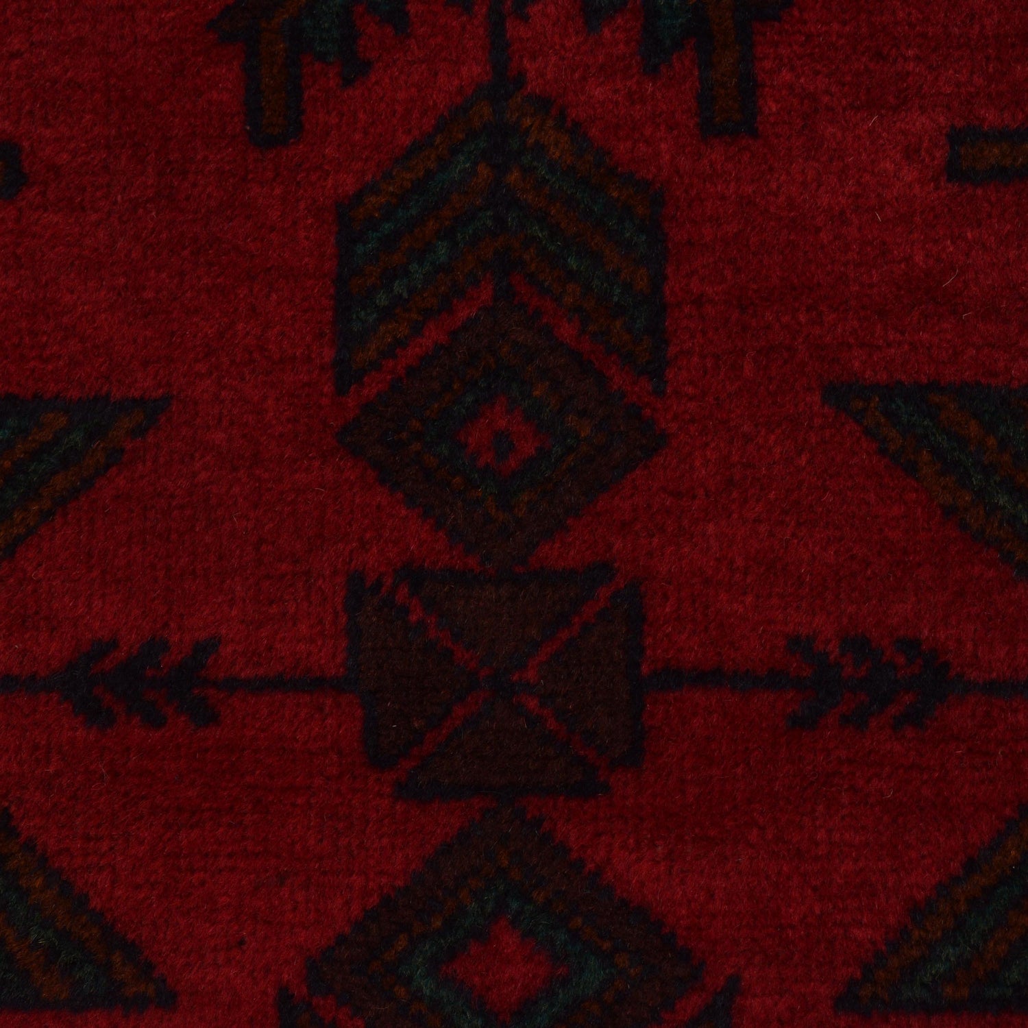 Red Color Baluchi Rug 3' 10" x 6' 8" (ft) - No. W35769