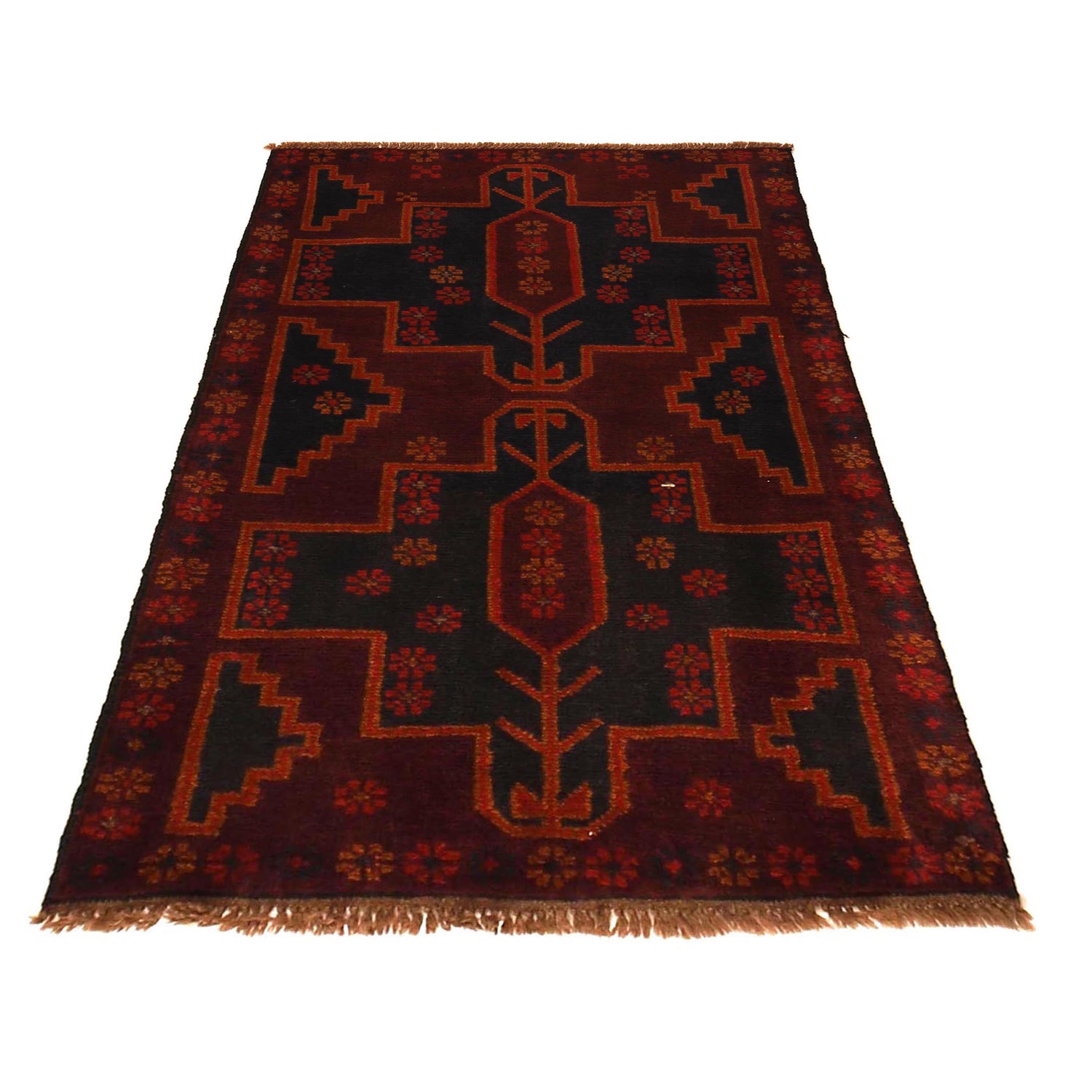 Tribal Baloch Rug 2' 9" x 4' 5" (ft) - No. W35770