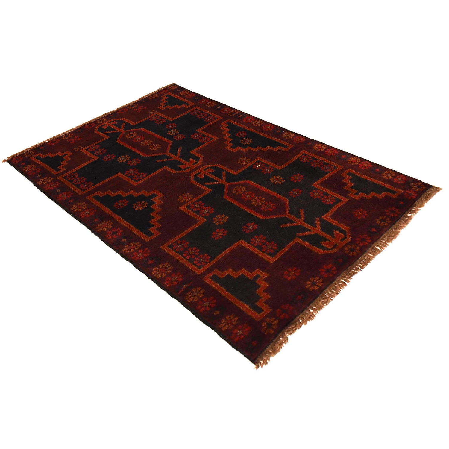 Tribal Baloch Rug 2' 9" x 4' 5" (ft) - No. W35770
