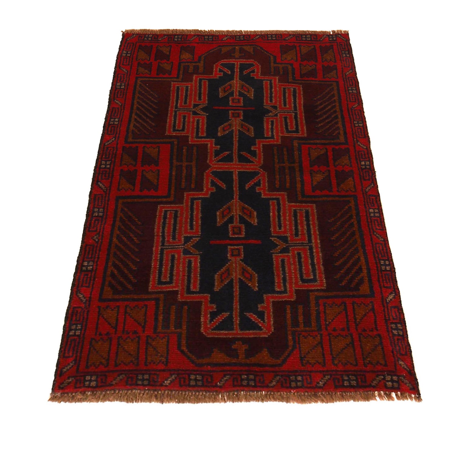 Traditional Baloch Rug 2' 9"x 4' 7" (ft) - No. W35772